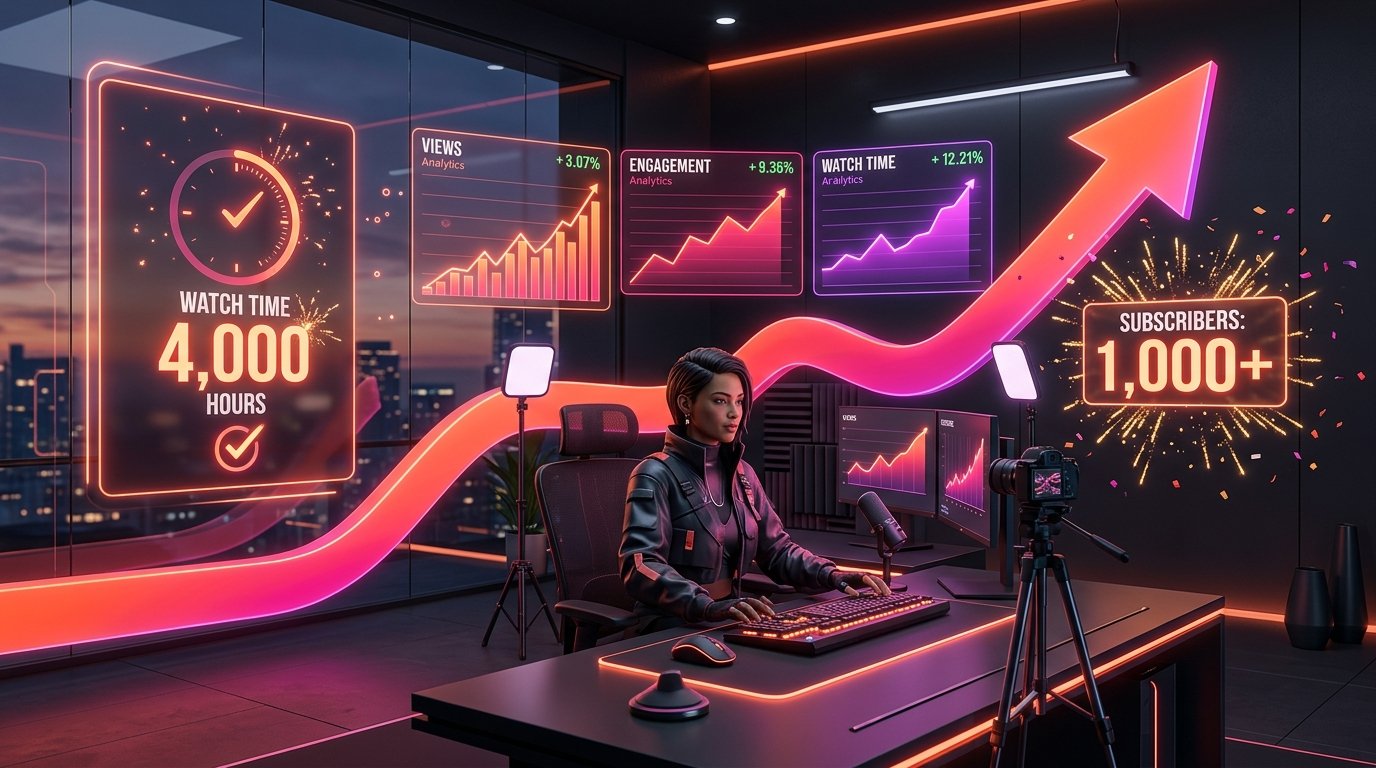 How to Reach 4,000 Watch Hours and 1,000 Subscribers Safely in 2026